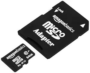 64 GB Micro SD Card with Adapter | Upto 120 MB/s | Class 10 | U1, C10, V10 Speed Classes