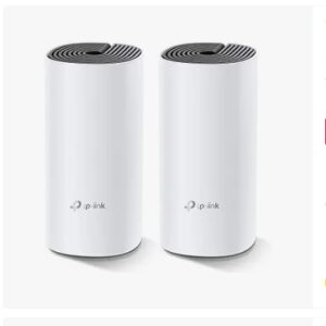 Deco M4 Whole Home Mesh Wi-Fi System, Seamless Roaming and Speedy (AC1200), Work with Amazon Echo/Alexa, Router and Wi-Fi Booster, Parent Control Router, Pack of 2