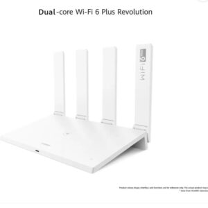 AX3 WS7100 Wi-Fi 6 Router 2.4 GHz, 5 GHz 3000 Mbps Wifi Speed Dual Band Internal & External Antenna ADSL (Telephone), Ethernet (Cable Broadband)  (White)