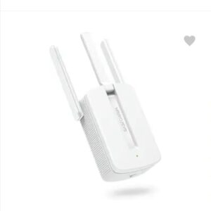 MW300RE WiFi Range Extender 2.4 GHz 300 Mbps Wifi Speed Single Band External Antenna Ethernet (Cable Broadband)  (White)