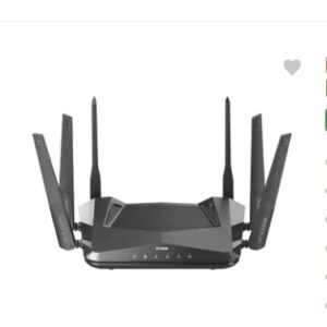 DIR-X5460 Wireless Router 2.4 GHz, 5 GHz 5400 Mbps Wifi Speed Dual Band External Antenna Ethernet (Cable Broadband)  (Black)