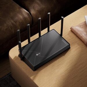 Archer BE400 Dual-Band BE6500 WiFi 7 Router | 4K/8K Streaming 6.5 Gbps | 1× 2.5 Gbps WAN/LAN + 3× 1 Gbps LAN Ports + 1× USB 3.0 | 6 Antennas | Compatible with Alexa and Google Assistant