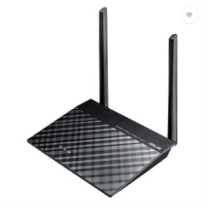 Asus RT-N12+ 3-in-1 Router / AP / Range Extender Wireless Router 2.4 GHz 300 Mbps Wifi Speed Single Band External Antenna Ethernet (Cable Broadband)  (Black)
