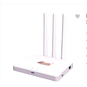 Wifi Router 5G with Free Adapter Router 2.4 GHz 100 Mbps Wifi Speed Single Band External Antenna MiFi (Sim Based)  (White)