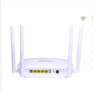 Technologies HGU-CB410-4AC Gaming Router 5 GHz 800 Mbps Wifi Speed Dual Band Internal & External Antenna Ethernet (Cable Broadband)  (White)