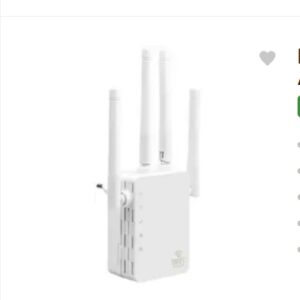 Wireless Range Extender for Home | 300Mbps, 4 Antenna Router & Access Point Mode WiFi Range Extender 2.4 GHz 300 Mbps Wifi Speed Dual Band External Antenna Access Point Mode