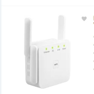 Dual Band WiFi Repeater Range Extender, Boost Signal Strength WiFi Range Extender 5 GHz, 2.4 GHz 1200 Mbps Wifi Speed Dual Band Internal Antenna Access Point Mode