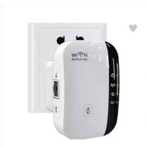 WiFi Range Extender, WiFi Signal Booster up to 300Mbps, 2.4G High Speed Wireless WiFi Range Extender 2.4 GHz 300 Mbps Wifi Speed Dual Band Internal Antenna Access Point Mode