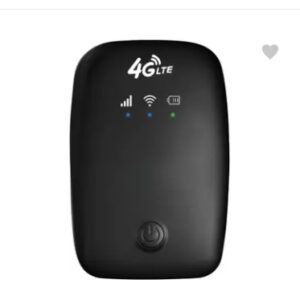 4G LTE Wireless Dongle with All SIM Network Support | WiFi Hotspot up to 150Mbps Wireless Router 2.4 GHz 150 Mbps Wifi Speed Single Band Internal Antenna MiFi (Sim Based)  (Black)