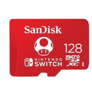 SDSQXAO-128G-GNCZN Nintendo 128 GB MicroSDHC Class 10 100 MB/s Memory Card Compatible with Gaming Console