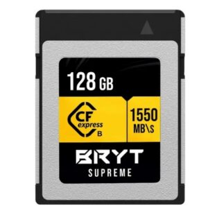 Type B Read Speed upto 1550mb/s Write Speed upto 550mb/s Supreme Type B 128 GB CFexpress UDMA 7 1550 MB/s Memory Card Compatible with Camera