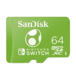 SDSQXAO-064G-GN6ZN Nintendo 64 GB MicroSDHC Class 10 100 MB/s Memory Card Compatible with Gaming Console