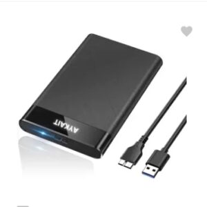 1000 GB External Hard Disk Drive (HDD)  (Black, External Power Required)