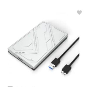 1 TB External Hard Disk Drive (HDD)  (Silver- Black)