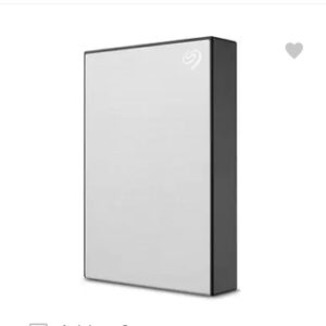 One Touch with Password Protection for Windows & Mac with 3 years Data Recovery Services - Portable 1 TB External Hard Disk Drive (HDD)  (Silver)