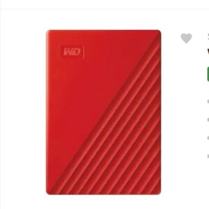Passport 2 TB External Hard Disk Drive (HDD)  (Red)