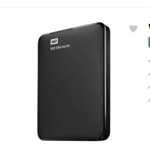 Elements 1 TB External Hard Drive  (Black)