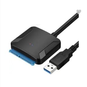 128 GB Laptop Black SATA Internal Hard Disk Drive (HDD) (SATA to USB 3.0 Cable, SATA III Hard Drive Adapter Cable)