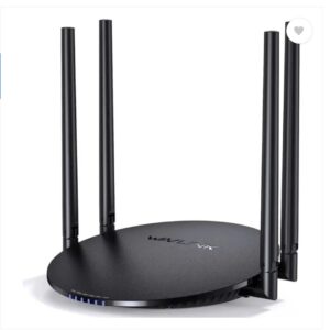 AC1200 Dual Band Full Gigabit Router 2.4 GHz, 5 GHz 1200 Mbps Wifi Speed Dual Band Internal Antenna Ethernet (Cable Broadband)  (Black)