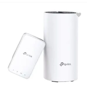 Deco M3 (2-Pack) Mesh Router 2.4 GHz, 5 GHz 1200 Mbps Wifi Speed Dual Band Internal Antenna Ethernet (Cable Broadband)  (White)