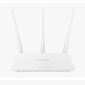 F3 300Mbps Wireless Router with 3 External Antennas - White