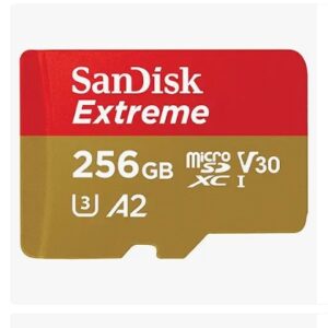 256GB microSDXC UHS-I, 190MB/s Read, 130MB/s Write Memory Card for 4K Video on Smartphones, Action Cams and Drones
