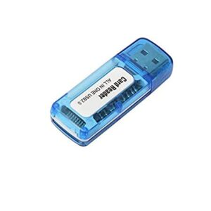 Branded Original 4 in 1 USB 2.0 Card Reader Supported Memory Cards for Compatible with Micro SD, Mini SD