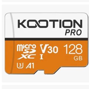 Memory Card 128GB, High Speed Micro SD Card with SD Adapter, Micro SDXC UHS-I C10 A1 U3 for Tablet/Mobile Phone/Camera