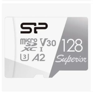 Power 128GB microSDXC UHS-I Micro SD Card with Adapter, Up to 100MB/s Read & 80MB/s Write, Class 10 U3 V30 A2 Faster App Performance 4K UHD Video