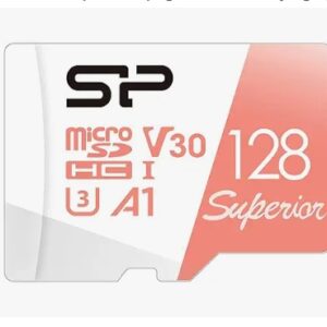 128GB microSDXC UHS-I Micro SD Card with Adapter, Up to 100MB/s Read & 80MB/s Write, C10 U3 V30 A1 4K UHD Video