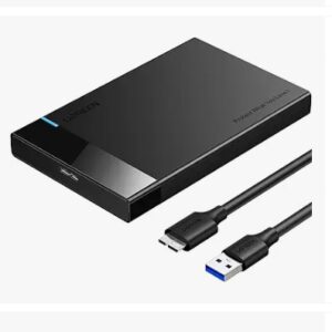 2.5" USB to SATA III Hard Drive Enclosure, 5Gbps Support UASP Compatible with WD, Seagate, Toshiba, Hitachi